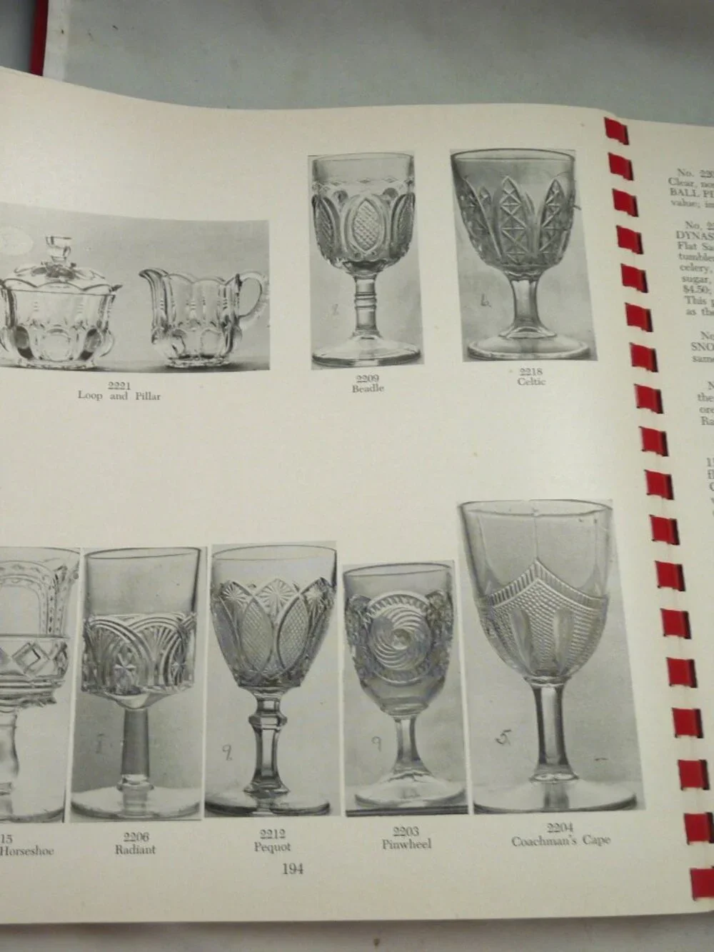 Early American Pattern Glass Metz book pressed antique 1958 price guide